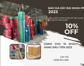 Báo giá dây đai nhựa PP 2023
