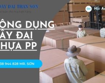 CÔNG DỤNG CỦA DÂY ĐAI NHỰA PP