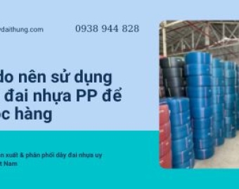 Lý do nên sử dụng dây đai nhựa PP để buộc hàng