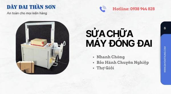 Sửa chữa, bảo dưỡng máy đóng đai tự động TPHCM