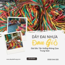 DÂY ĐAI NHỰA PP ĐAN GIỎ